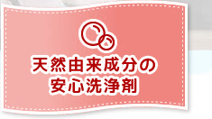 天然由来成分の安心洗浄剤